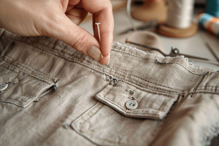 Comment cacher un trou dans un vêtement ?