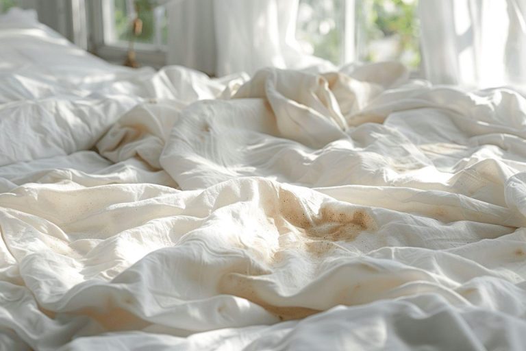 Comment enlever une vieille tache de sang sur un drap ?